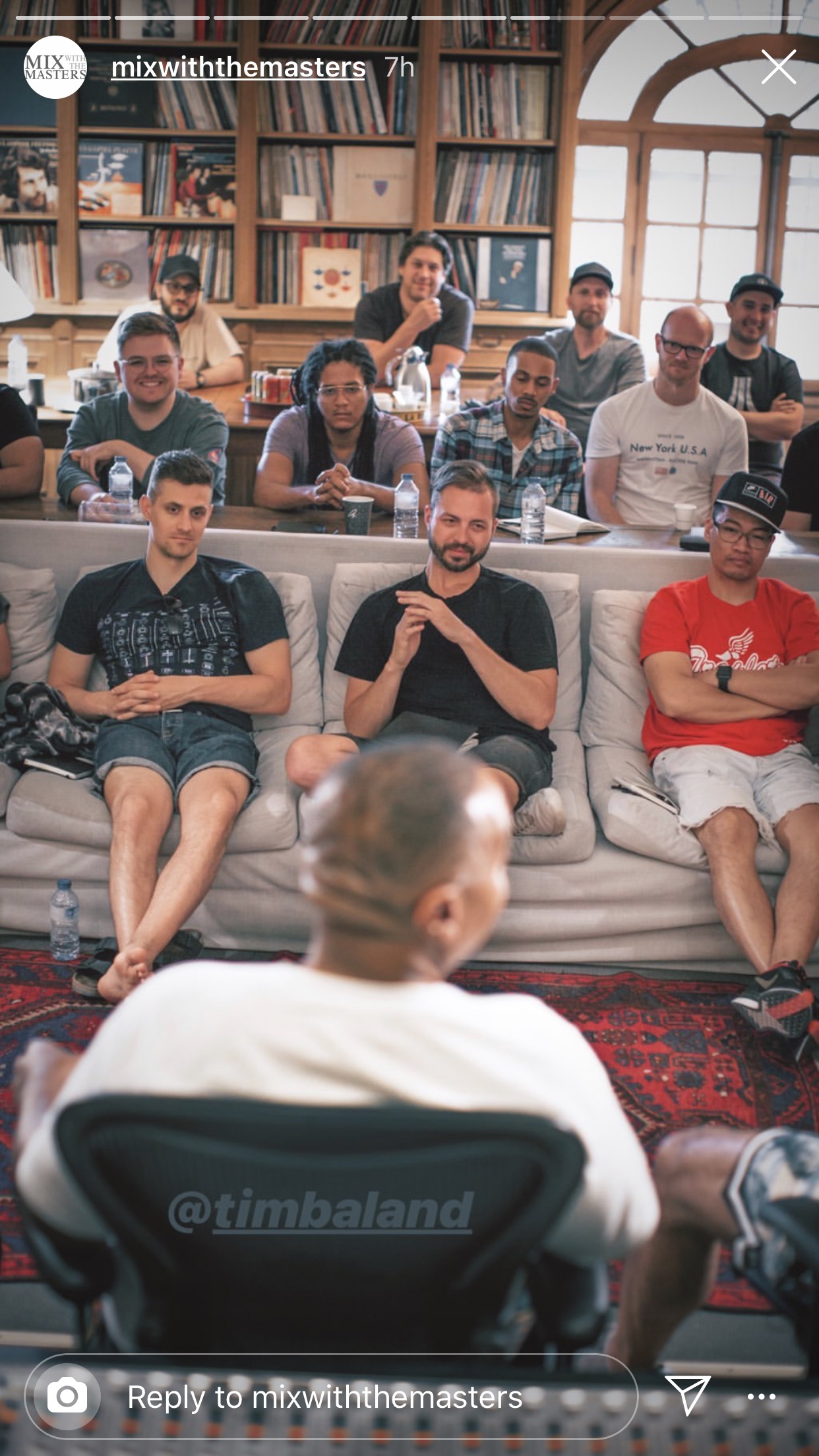 Mix with the Masters — studio moment